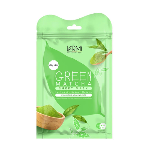 Varmi Green Matcha Double Sheet Mask-saren-store.ir
