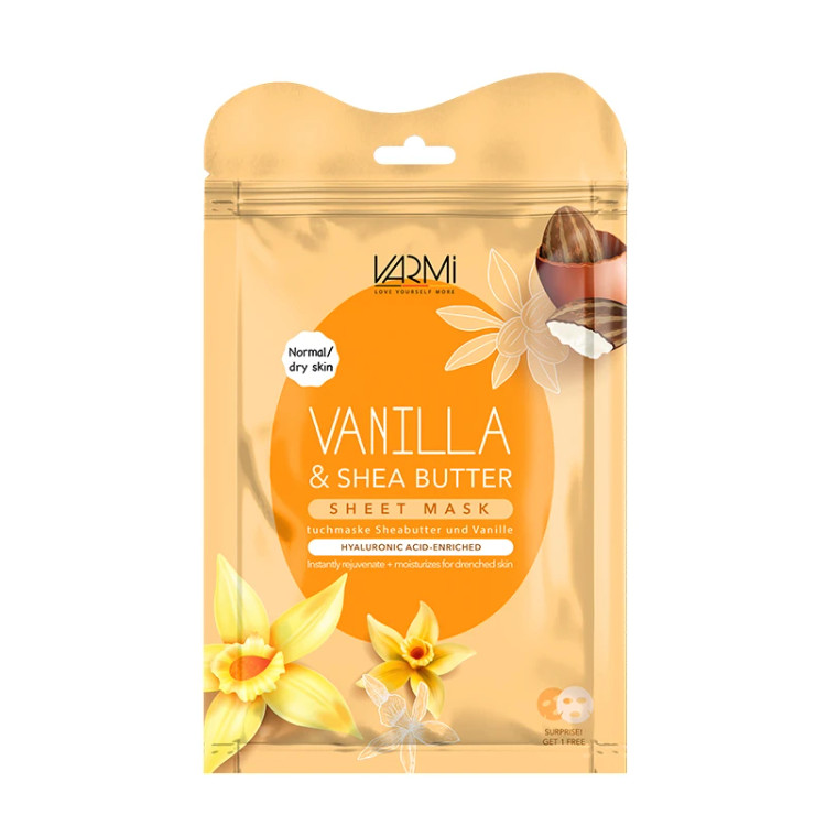 Varmi Shea butter and Vanilla Double Sheet Mask-saren-store.ir