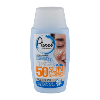 Pixxel Sun Screen No Color For Acne Prone And Oily Skin 50ml-saren-store.ir