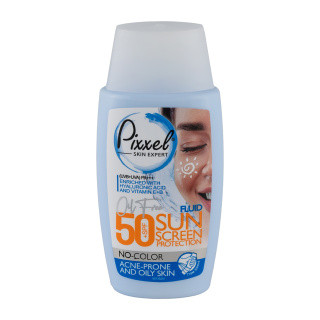 Pixxel Sun Screen No Color For Acne Prone And Oily Skin 50ml-saren-store.ir