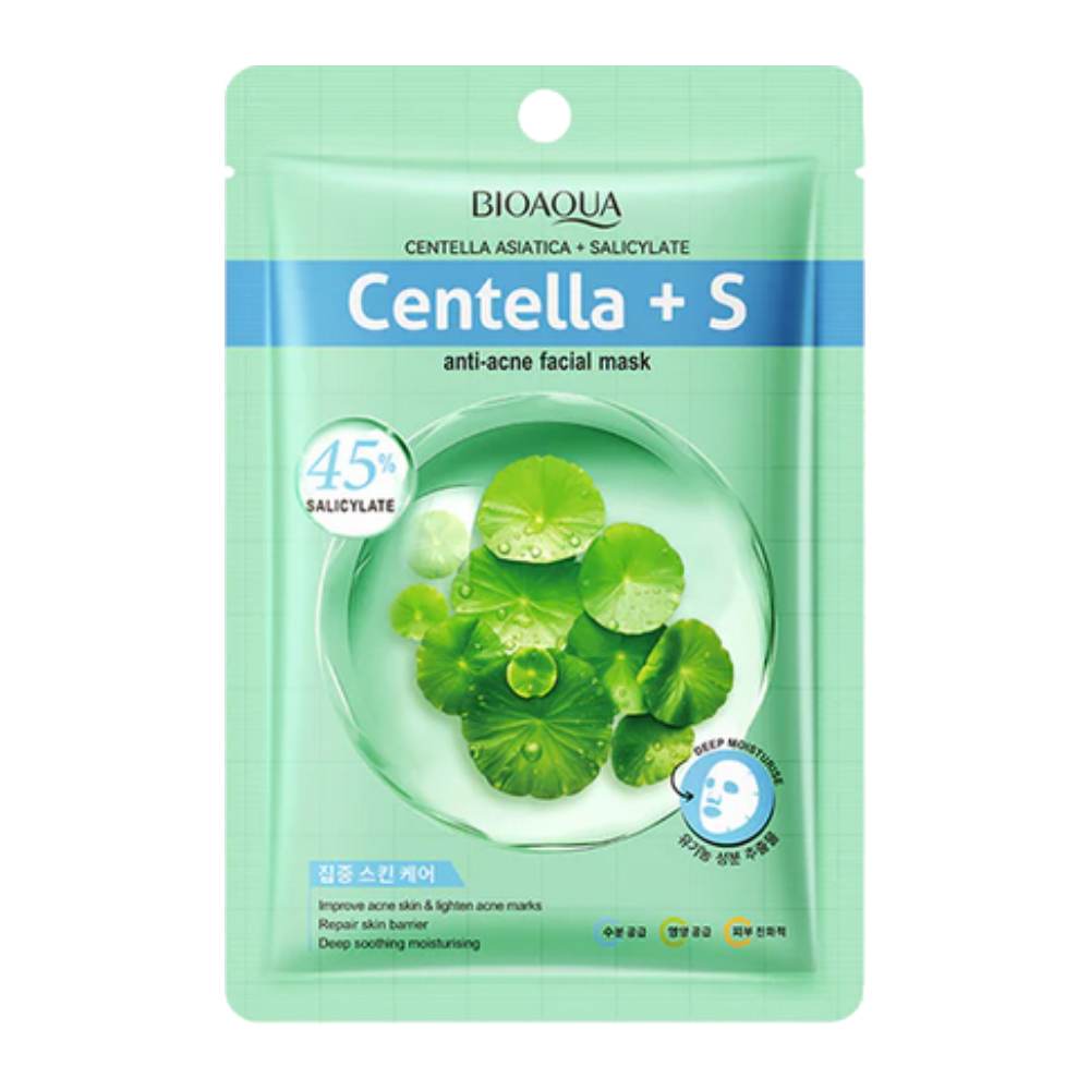 ماسک صورت ورقه ای بیوآکوا مدل Centella + S