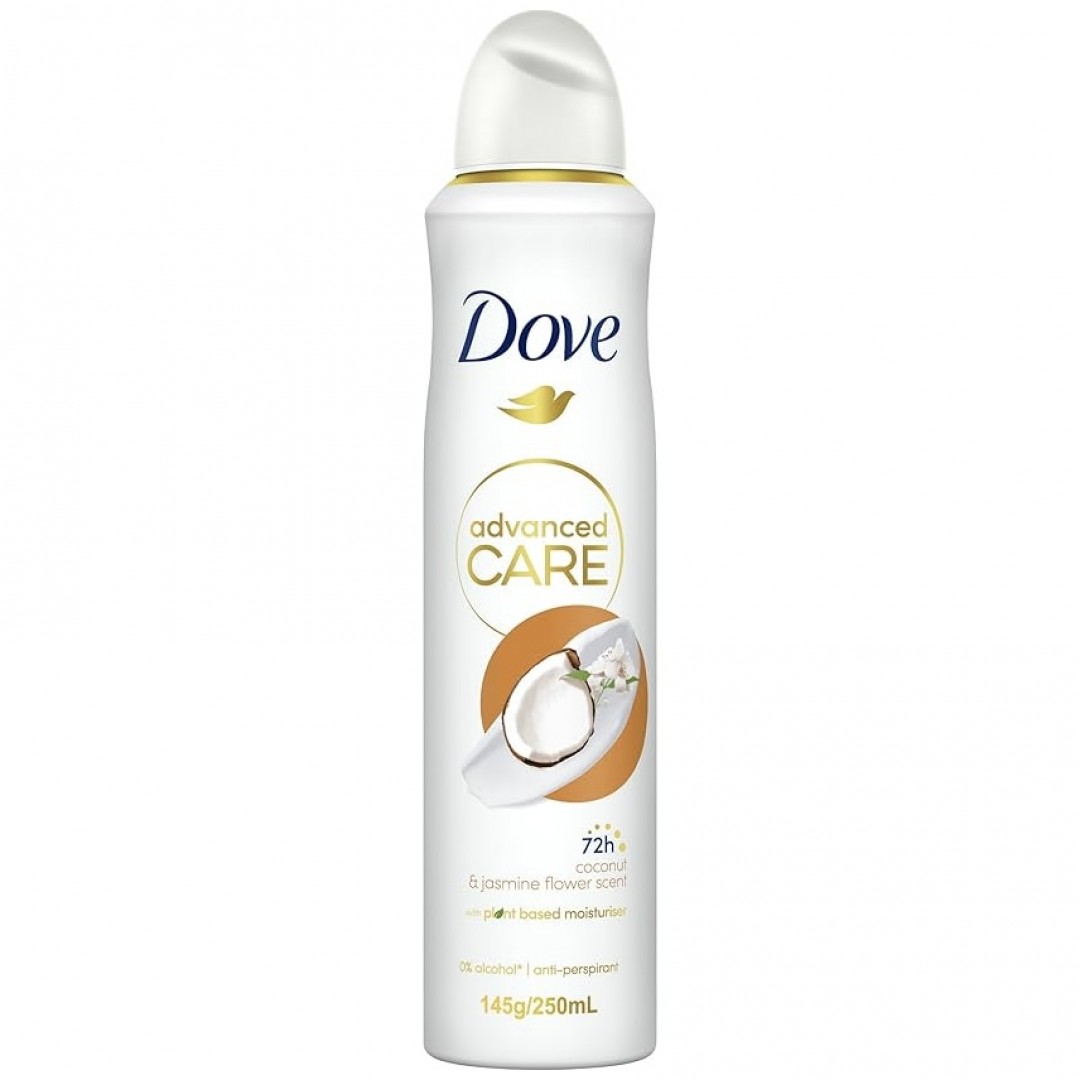 DOVE ADVANCED CARE GO FRESH COCONUT & JASMINE FLOWER ANTI-PERSPIRANT-saren-store.ir