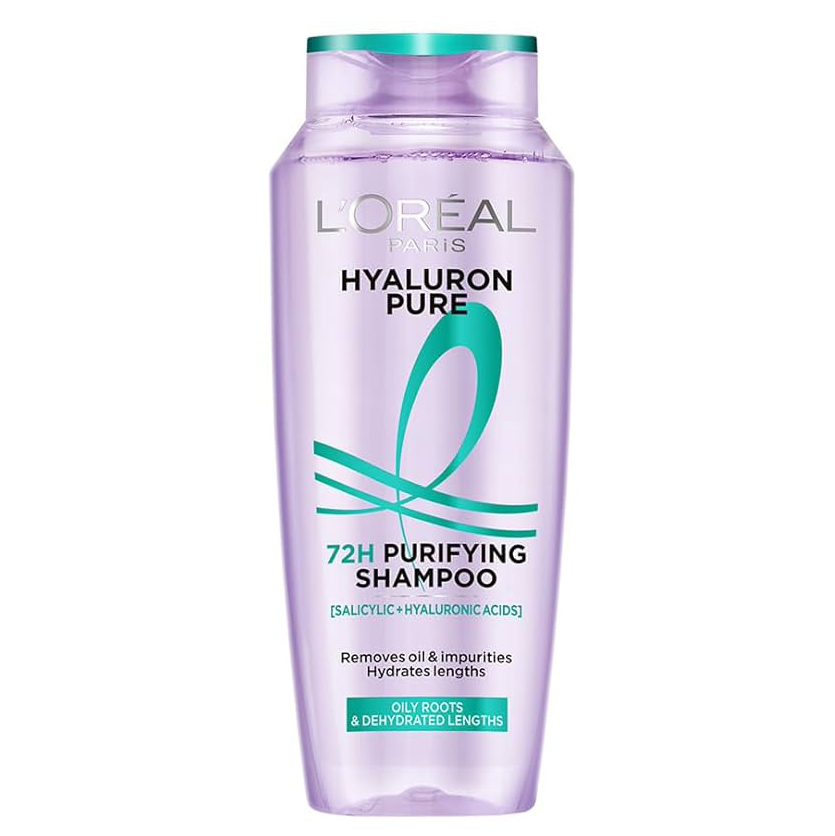 Loreal-Elseve-Hydra-Hyaluronic-Pure-Salicylic-Acid-Anti-Oil-Purifying-Shampoo-300-ml-saren-store.ir