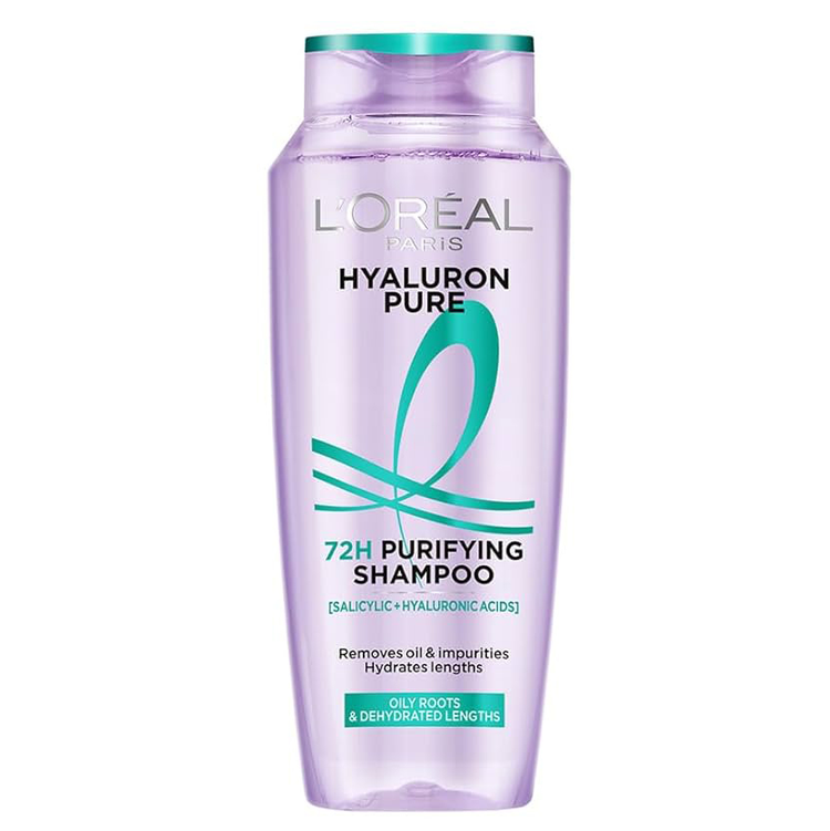 Loreal-Elseve-Hydra-Hyaluronic-Pure-Salicylic-Acid-Anti-Oil-Purifying-Shampoo-300-ml-saren-store.ir